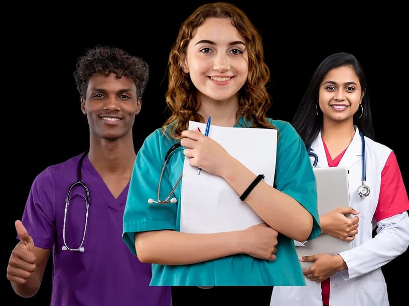 Medical professionals preparing for UK and Ireland medical exams